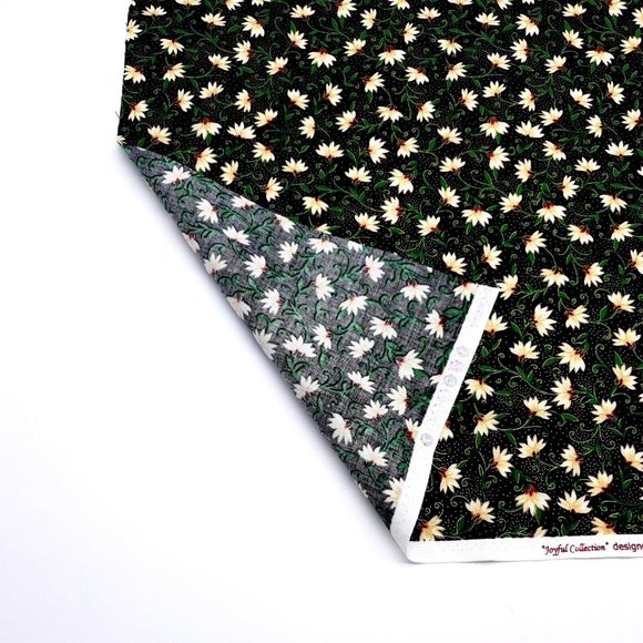 Joyful Mini Flowers Fat Quarter Fabric100% Cotton 18" x 21" Minimum Kanvas - Picture 5 of 6